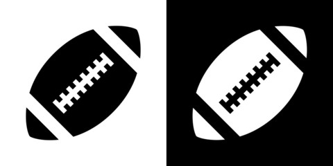 American football ball icon vector design template