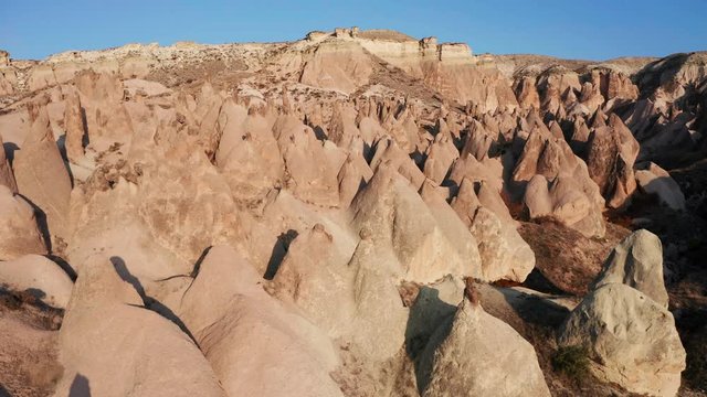Drone cappadocia  devrent valley in Turkey goreme