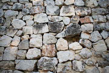 muro de piedra calizas