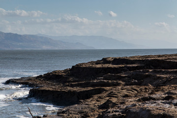 fragment of the shore of the Dead Sea