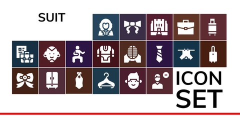 suit icon set