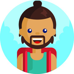Obraz premium Travel people icons