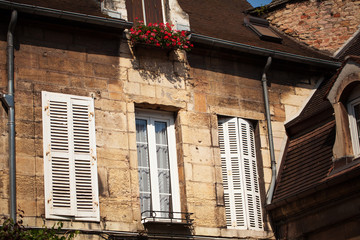 Fototapeta na wymiar Retro beautiful window in France