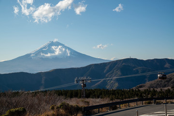 箱根より望む富士山