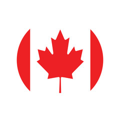 Canada flag. Vector illustration eps 10.