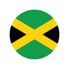flag of Jamaica. Vector illustration eps 10.