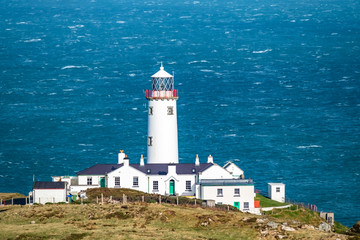 Fototapeta na wymiar Fanad Head lighthouse during the winter in County Donegal - Ireland