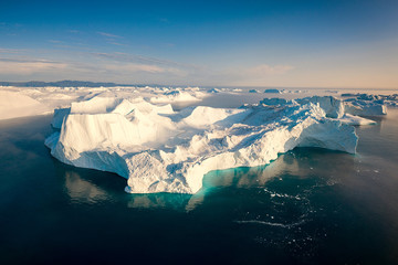 Greenland Ilulissat color glaciers sea ocean fjord
