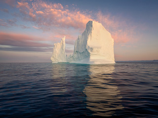 Greenland Ilulissat color glaciers sea ocean fjord