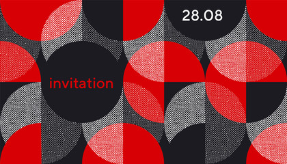 Creative geometrical abstract pattern for card, header, invitation - 329753882
