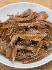 キスの骨せんべい