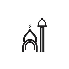 Islamic logo, Mosque
