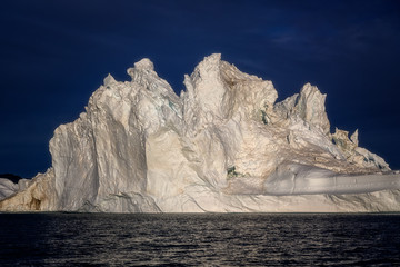 Greenland Ilulissat color glaciers sea ocean fjord