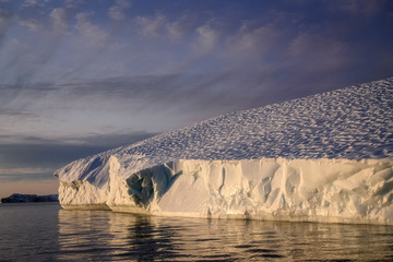 Greenland Ilulissat color glaciers sea ocean fjord