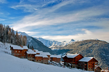 Peisey-Vallandry, Les Arcs, Savoie, French Alps, France