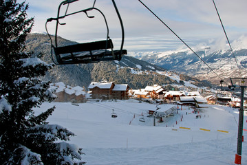 Peisey-Vallandry, Les Arcs, Savoie, French Alps, France