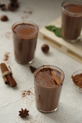 delicious beverage chocolate traditional cocoa 