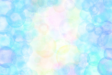 空 雲 夏 ブルー 水彩 背景