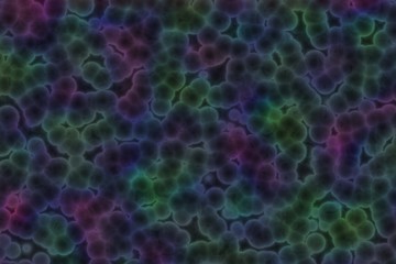 cute design big amount of organic living cells digital graphics background illustration