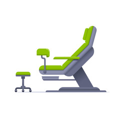 Vector gynecology chair illustration.