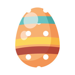 egg painted easter decoration icon