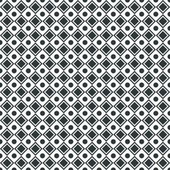 Abstract seamless geometric vector pattern. Squares and circles.