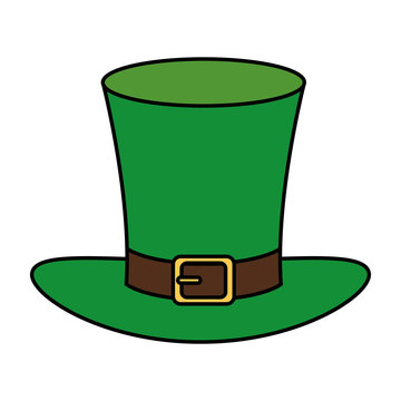 recommend clip art: top hat leprechaun isolated icon vector illustration designicon