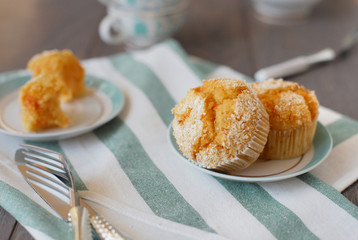 sweet cake in the breakfast 