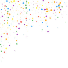 Festive confetti. Celebration stars. Joyous stars 