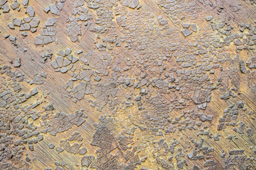 White background of crumbling wall