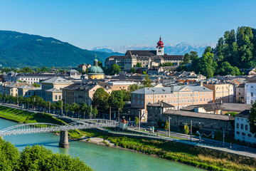 Naklejka premium Nonnberg Abbey in Salzburg