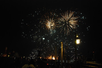 Naklejka premium Fireworks