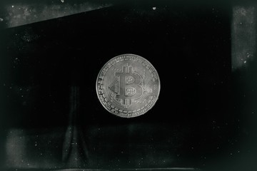 bitcoin münze stylish