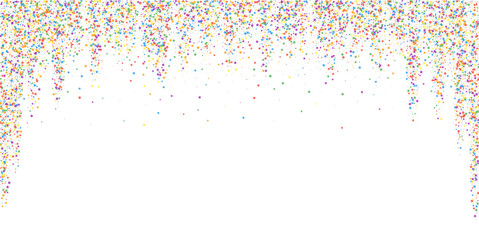 Festive confetti. Celebration stars. Childish brig