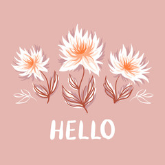 Decorative floral background