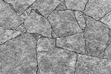 Gray stone wall for the background. Gray stone texture