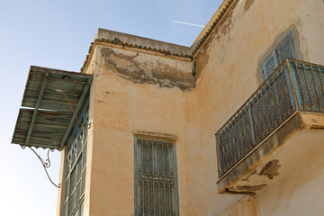 Fototapeta na wymiar Street view in the city of Sidi Bou Said, Tunisia
