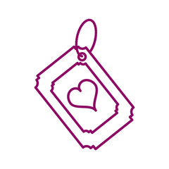 purchase tag, line style icon