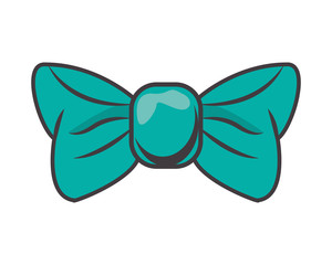 ribbon bowtie elegant style icon