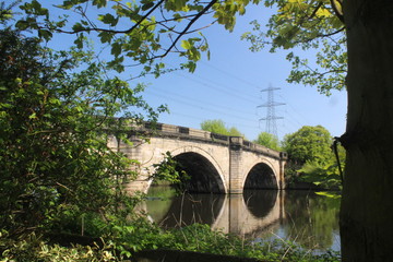 John Carr's Old toll bridge completed 1804 the Old Great North Road Ferrybridge Knottingley West Yorkshire Britain,UK