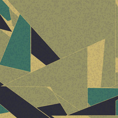 Fototapeta premium Abstract Random Color Poligones Generative Art background illustration