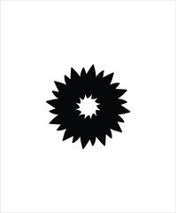 flower flat icon,vector best flower design icon.