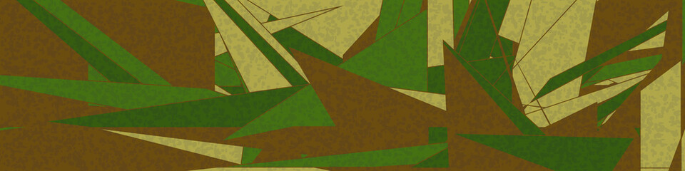 Plakat Abstract Random Color Poligones Generative Art background illustration