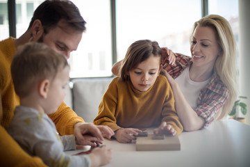 Playtime is a family affair.