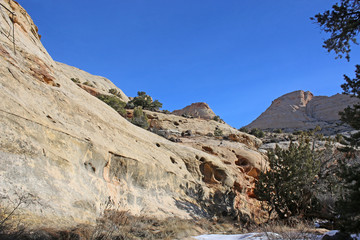 Fototapeta premium Capitol Reef National Park, Utah, in winter