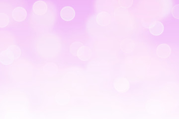 Abstract pink bokeh light background.