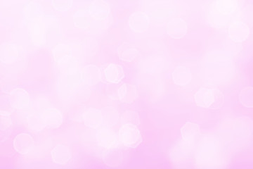 Abstract Sparkling shiny Bokeh sweet pink luxury background.