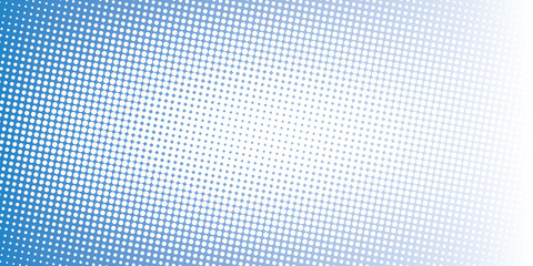Blue Blurred Background With Halftone Effect 