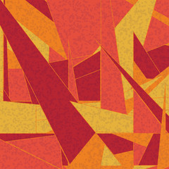 Fototapeta premium Abstract Random Color Poligones Generative Art background illustration