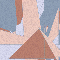 Fototapeta premium Abstract Random Color Poligones Generative Art background illustration